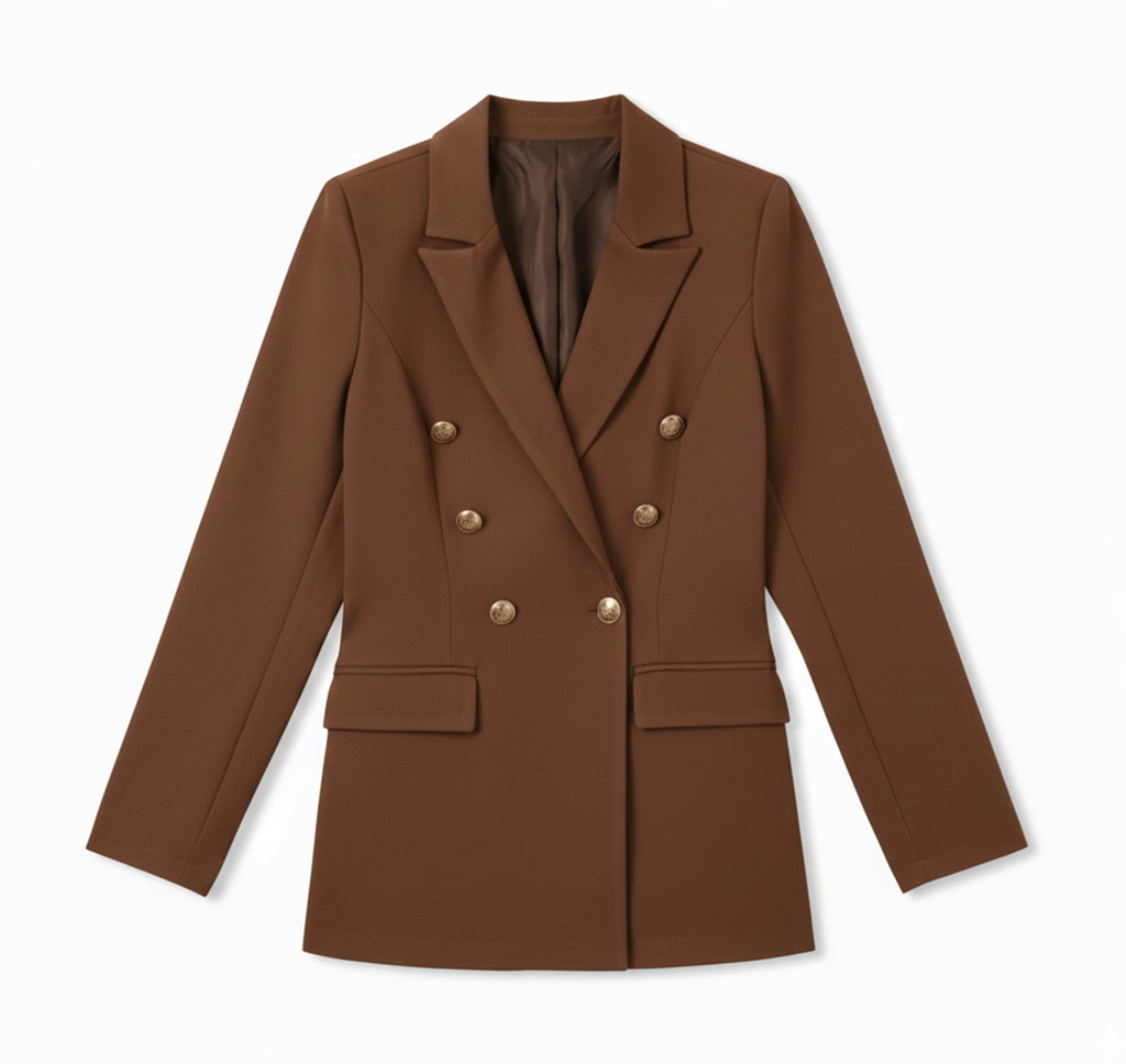 Women’s Satin Cardigan Blazer – Casual Business Style