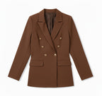 Women’s Satin Cardigan Blazer – Casual Business Style