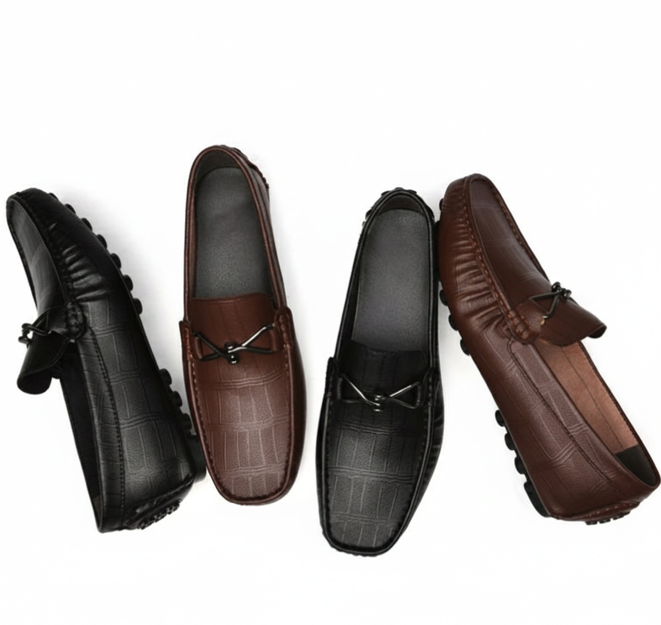Men’s Low Slip-On Loafers – Breathable Comfort