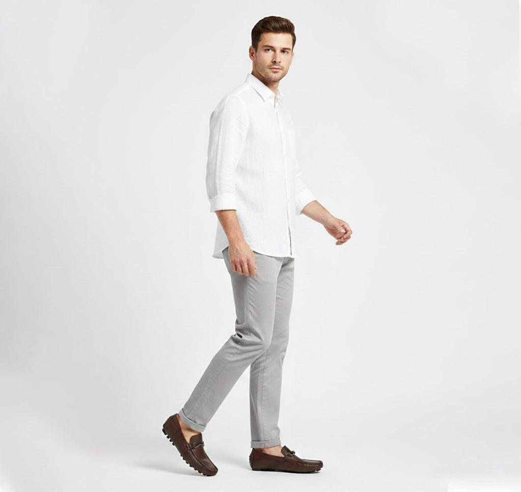 Men’s Low Slip-On Loafers – Breathable Comfort