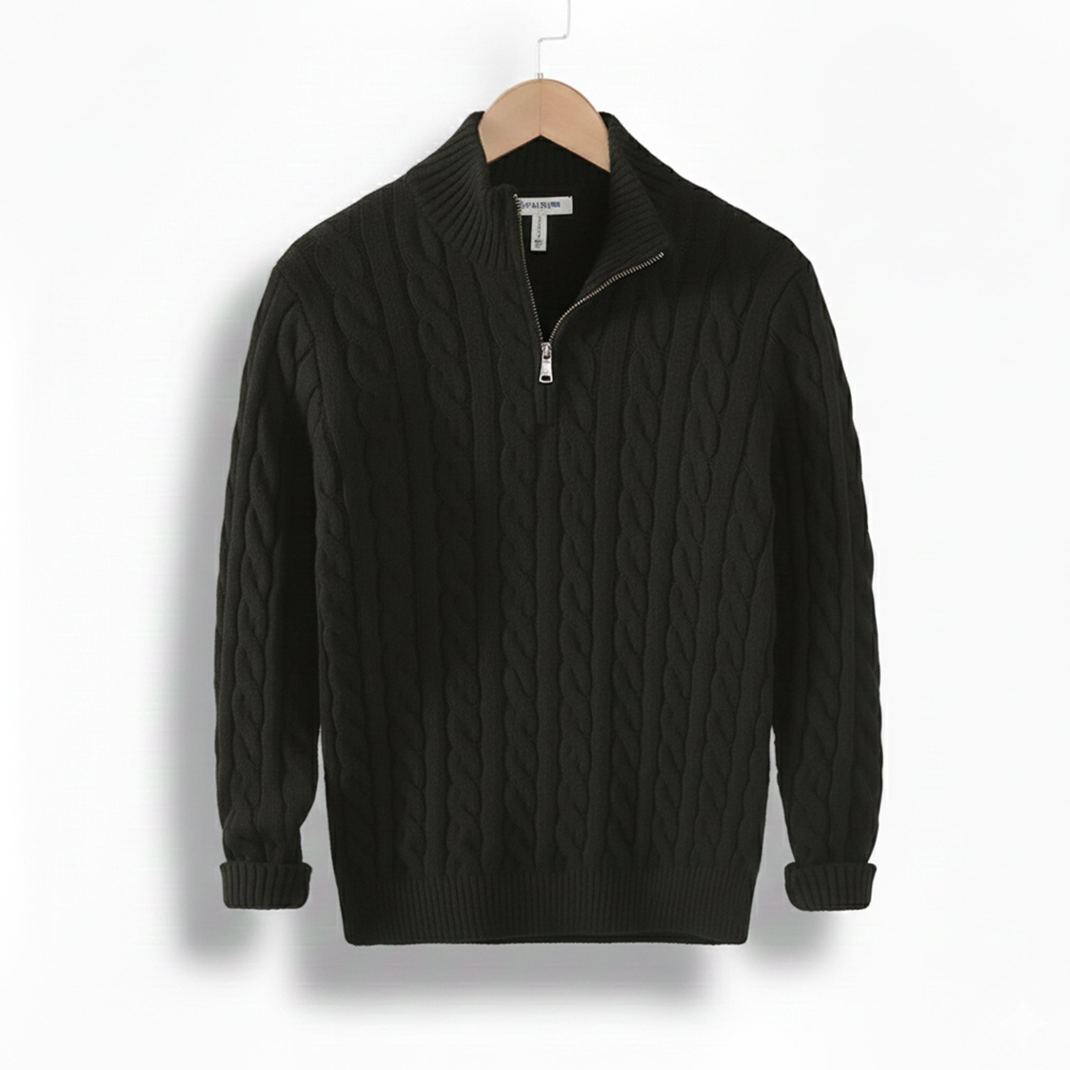 Men’s Thick Quarter-Zip Pullover – Casual Winter Layer