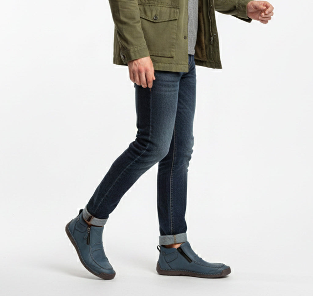 Men’s Short Boots – Classic Solid Look