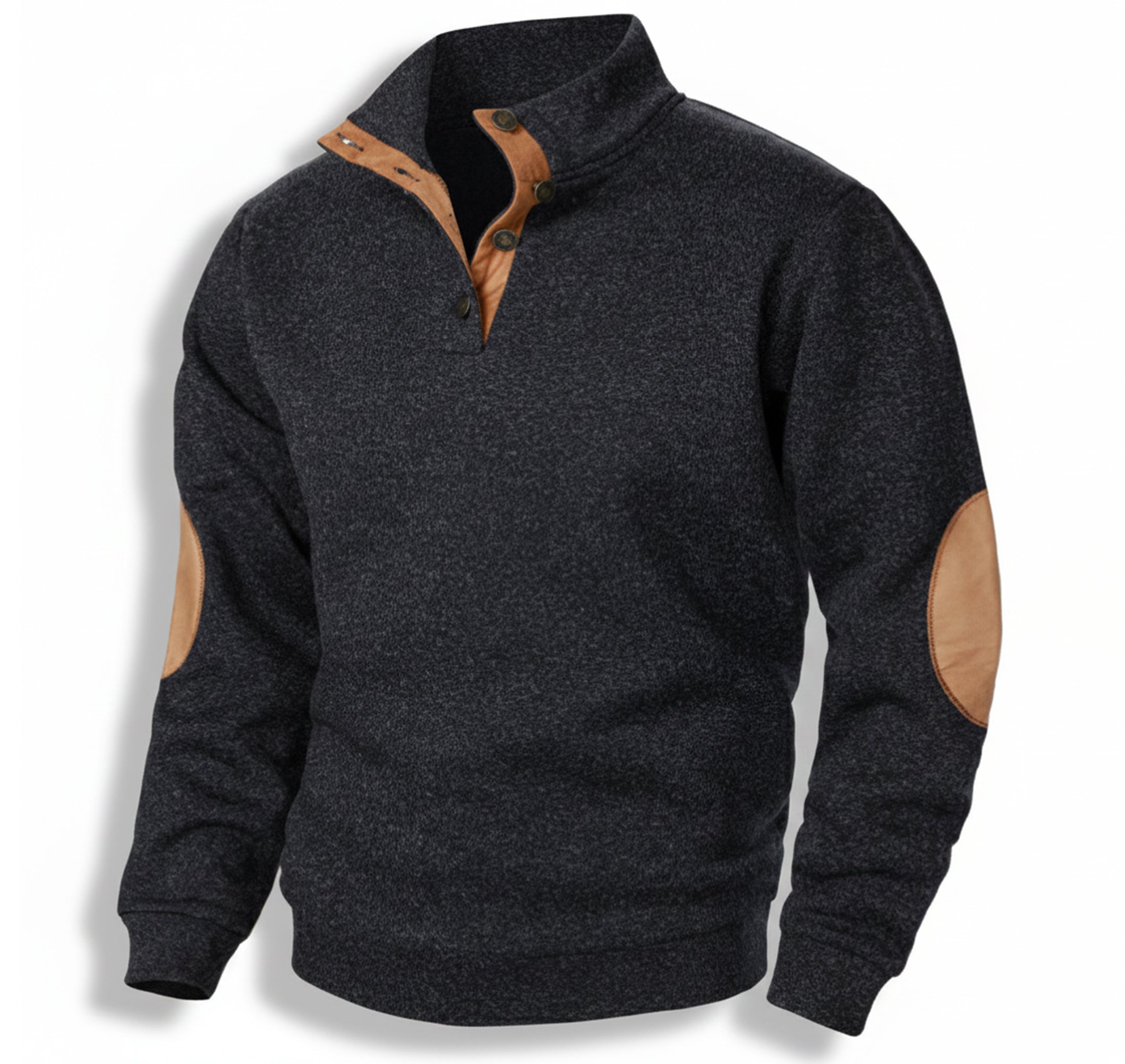 Men’s Mock Neck Jumper – Modern Street Fit