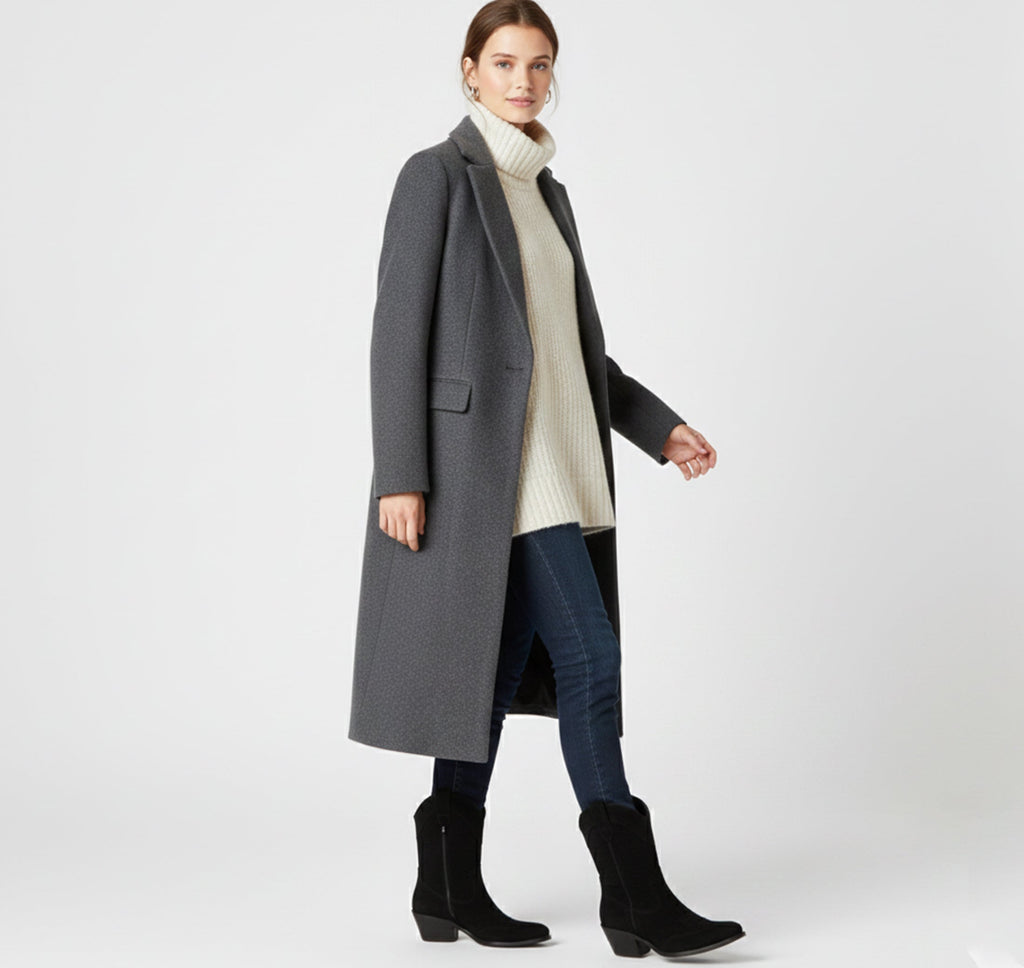 Women’s Lace-Up Ankle Boots – Block Heel & Trendy Design