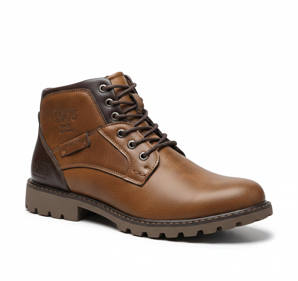 Men’s Mid-High Warm Boots – Urban Retro Style