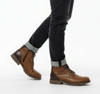 Men’s Mid-High Warm Boots – Urban Retro Style