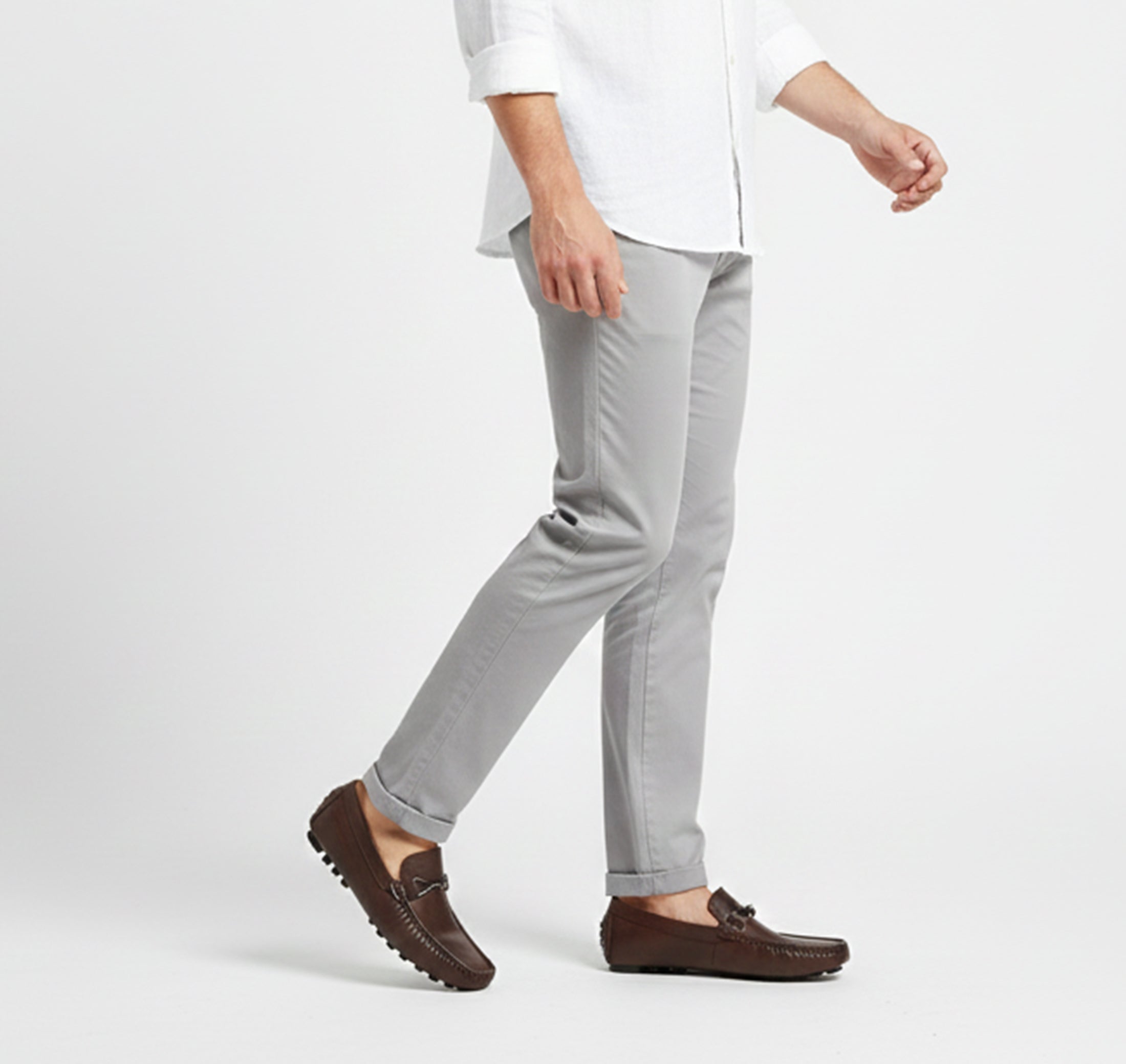 Men’s Low Slip-On Loafers – Breathable Comfort