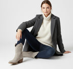 Women’s Lace-Up Ankle Boots – Block Heel & Trendy Design