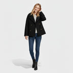 Women's Cropped Soft-Knit Blazer – Effortless Smart-Casual
