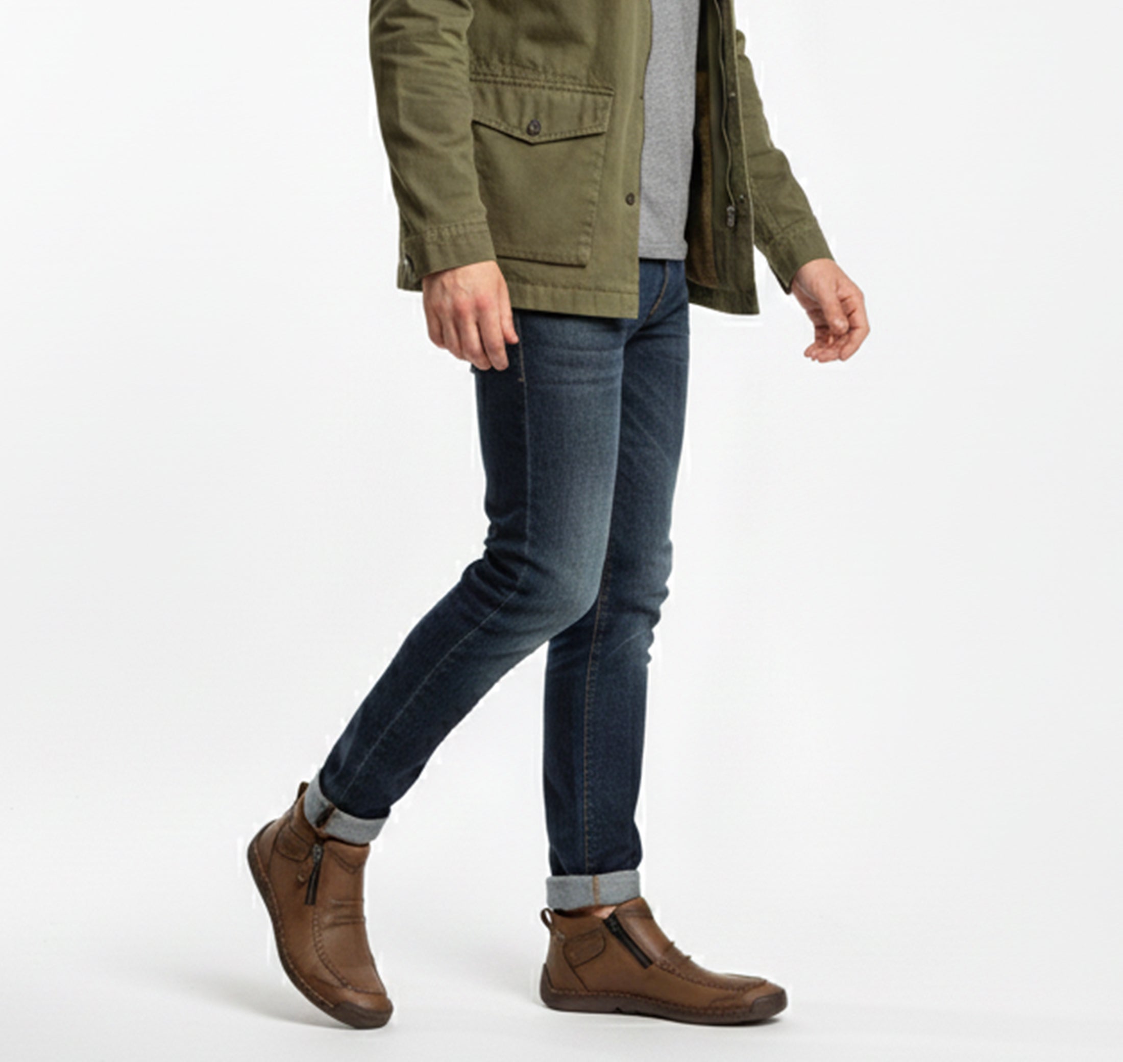 Men’s Short Boots – Classic Solid Look