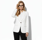 Women’s Woven Blazer Jacket – Everyday Comfort