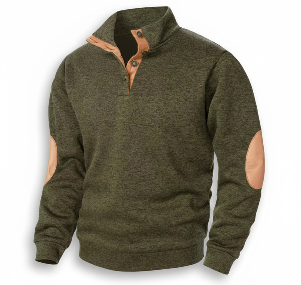 Men’s Mock Neck Jumper – Modern Street Fit