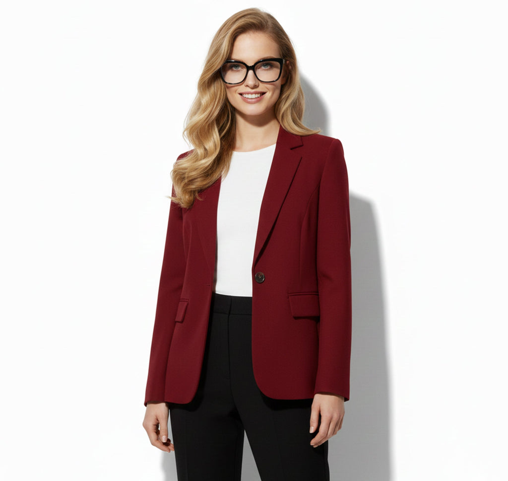 Women’s Woven Blazer Jacket – Everyday Comfort