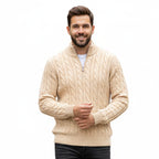 Men’s Thick Quarter-Zip Pullover – Casual Winter Layer
