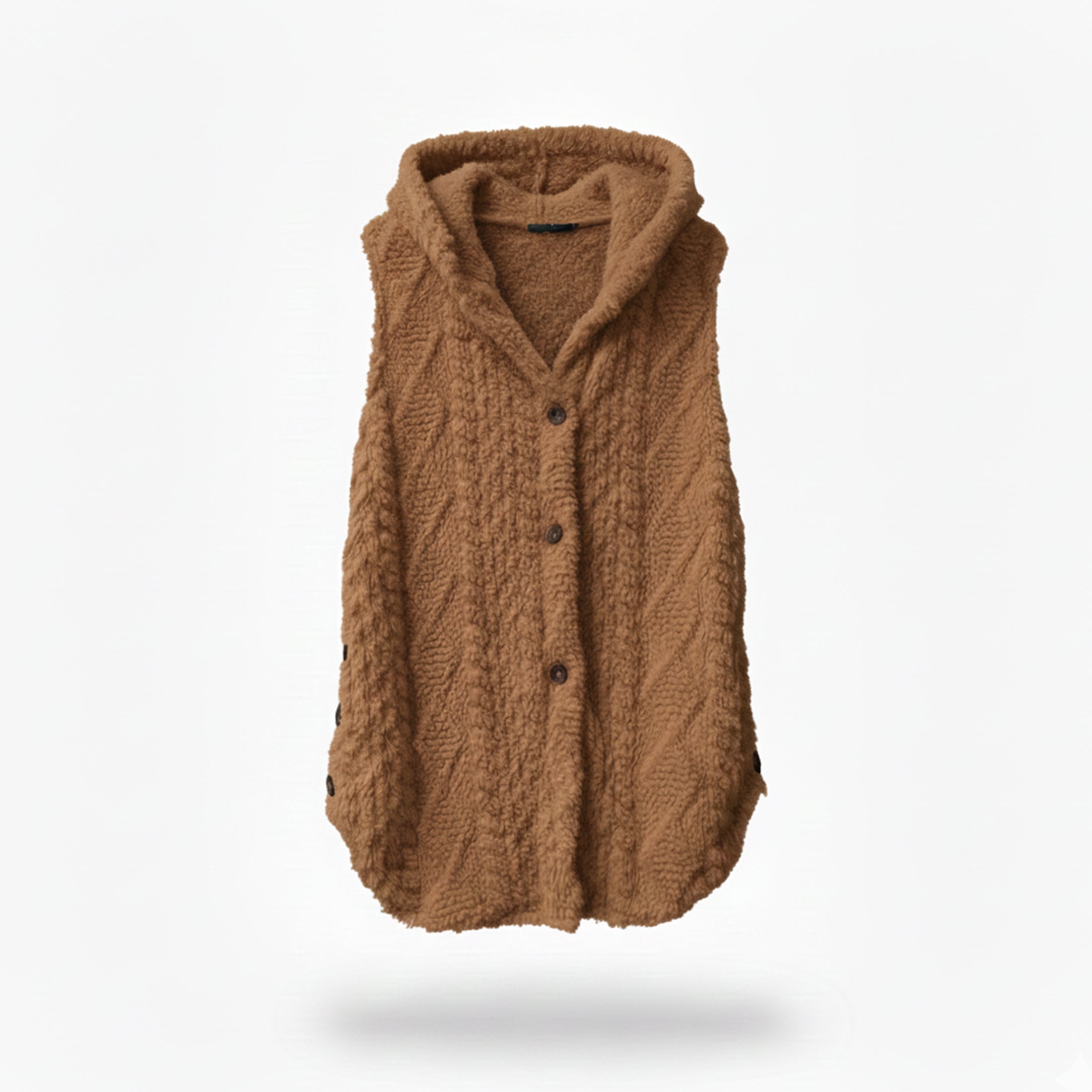 Women’s Hooded Soft-Knit Cardigan – Relaxed Winter Aesthetic