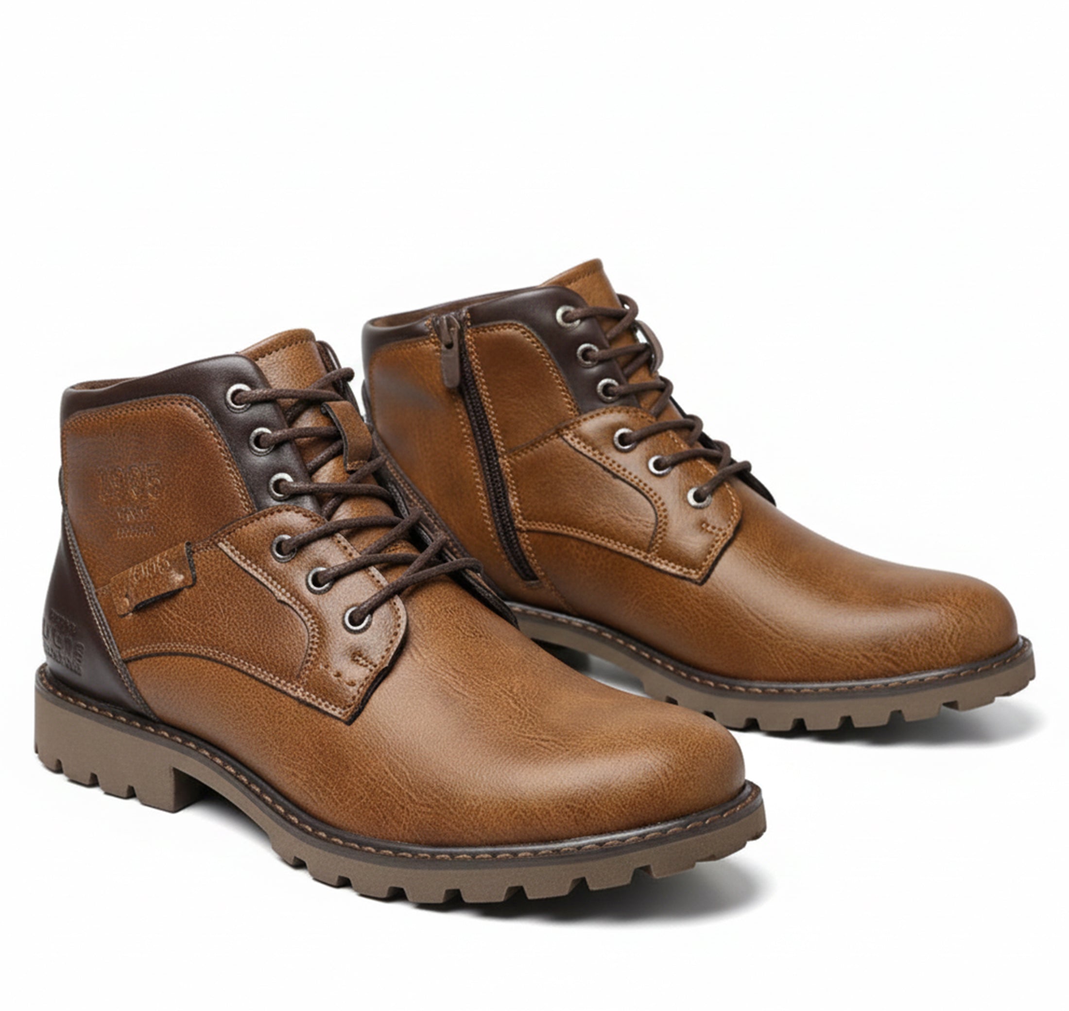Men’s Mid-High Warm Boots – Urban Retro Style