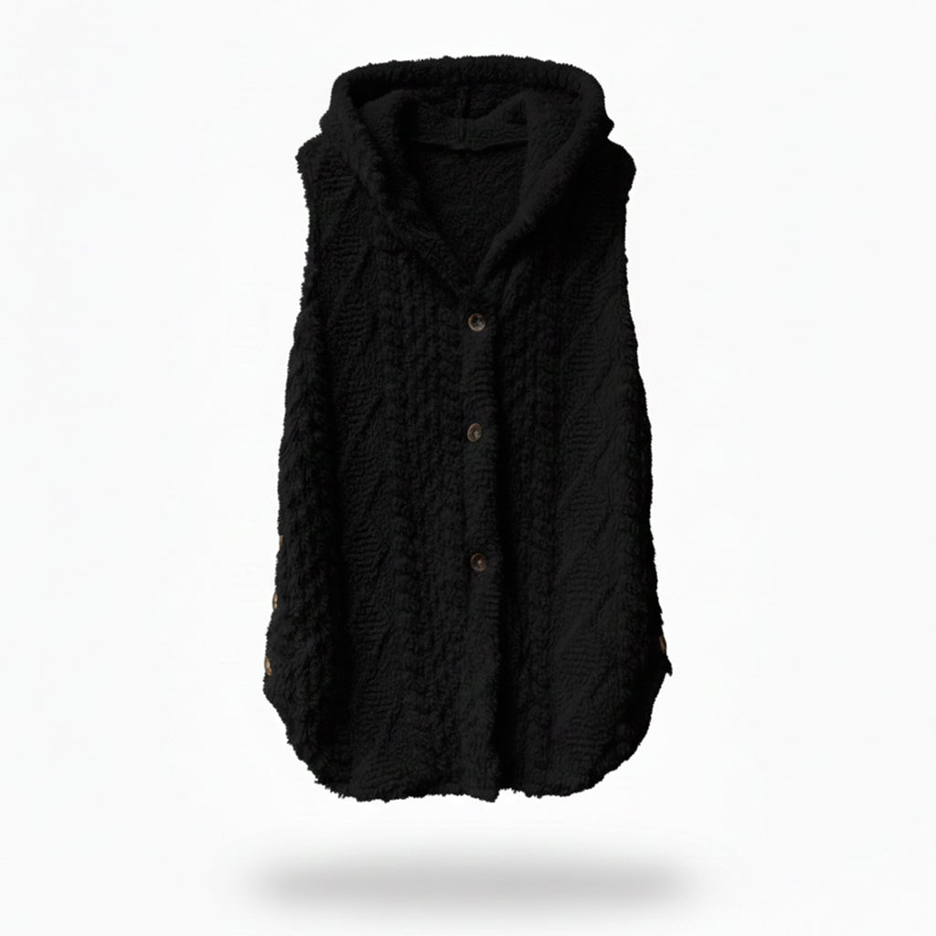 Women’s Hooded Soft-Knit Cardigan – Relaxed Winter Aesthetic
