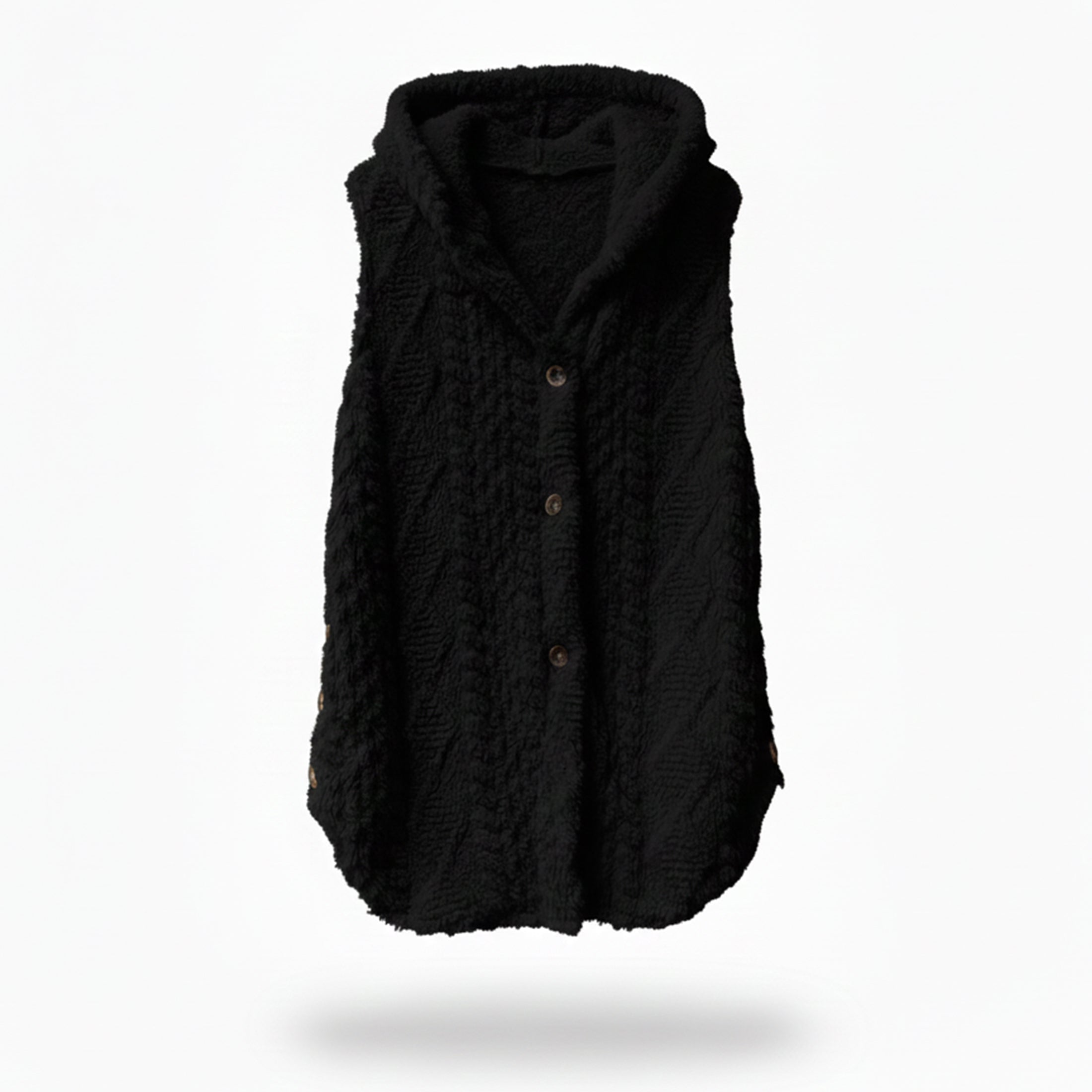 Women’s Hooded Soft-Knit Cardigan – Relaxed Winter Aesthetic