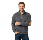Men’s Mock Neck Jumper – Modern Street Fit