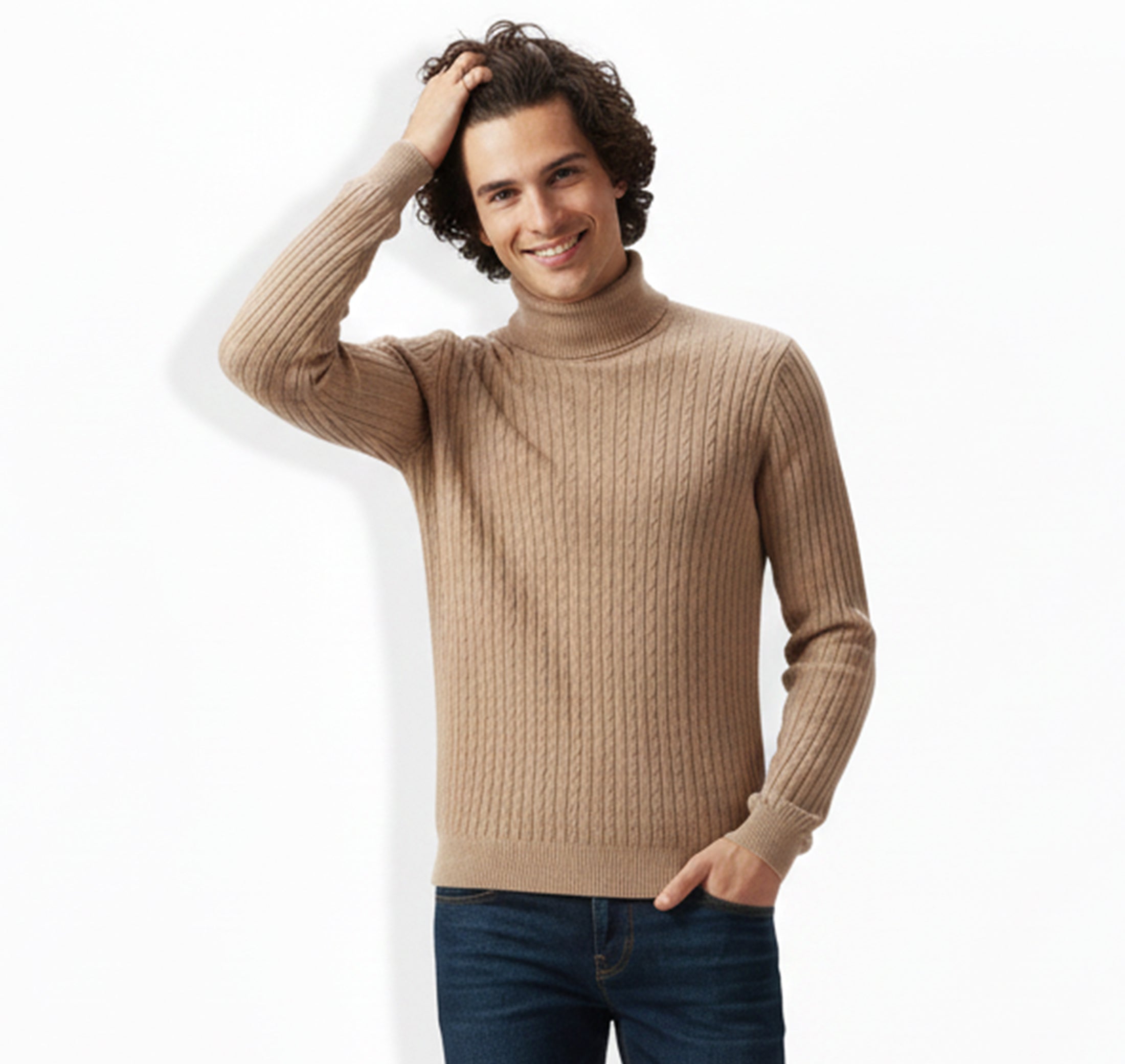 Men’s Turtleneck Sweater – Stylish Winter Knit