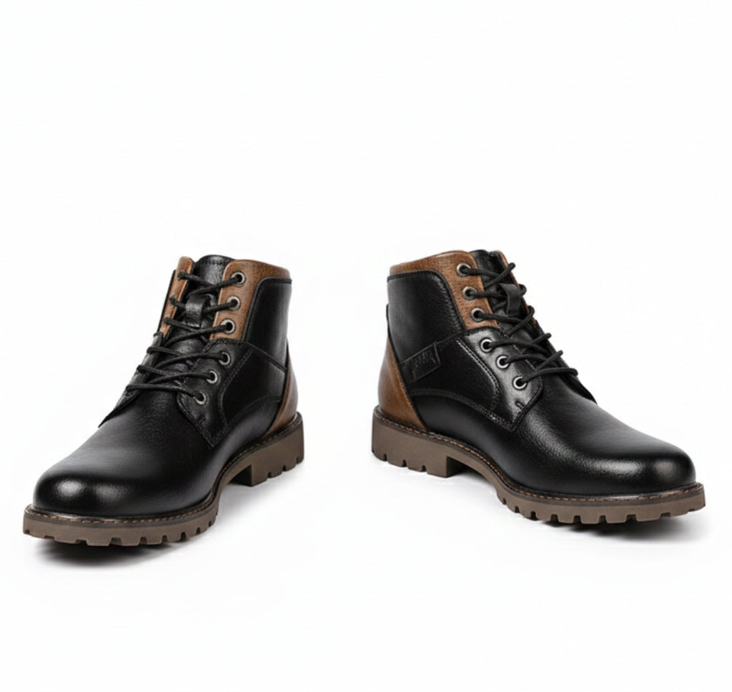 Men’s Mid-High Warm Boots – Urban Retro Style