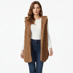 Women’s Hooded Soft-Knit Cardigan – Relaxed Winter Aesthetic