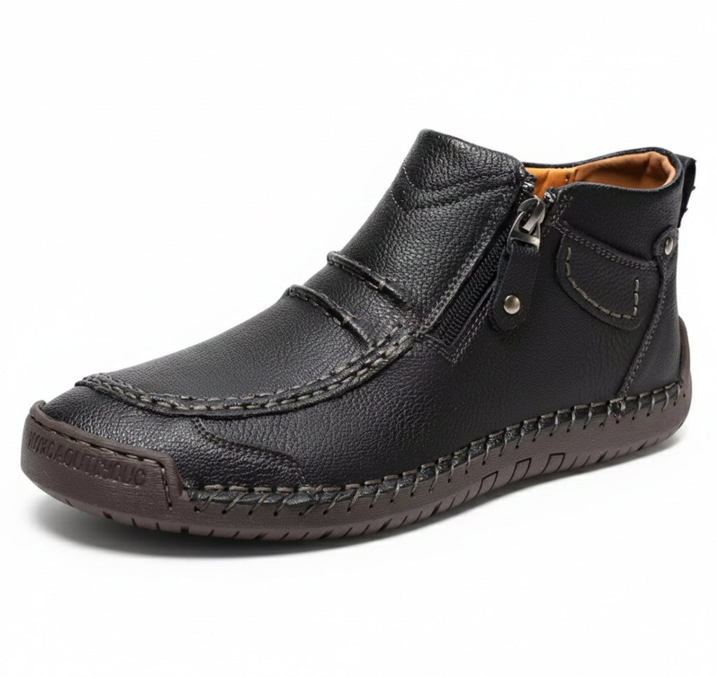 Men’s Short Boots – Classic Solid Look