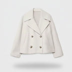 Women's Cropped Soft-Knit Blazer – Effortless Smart-Casual
