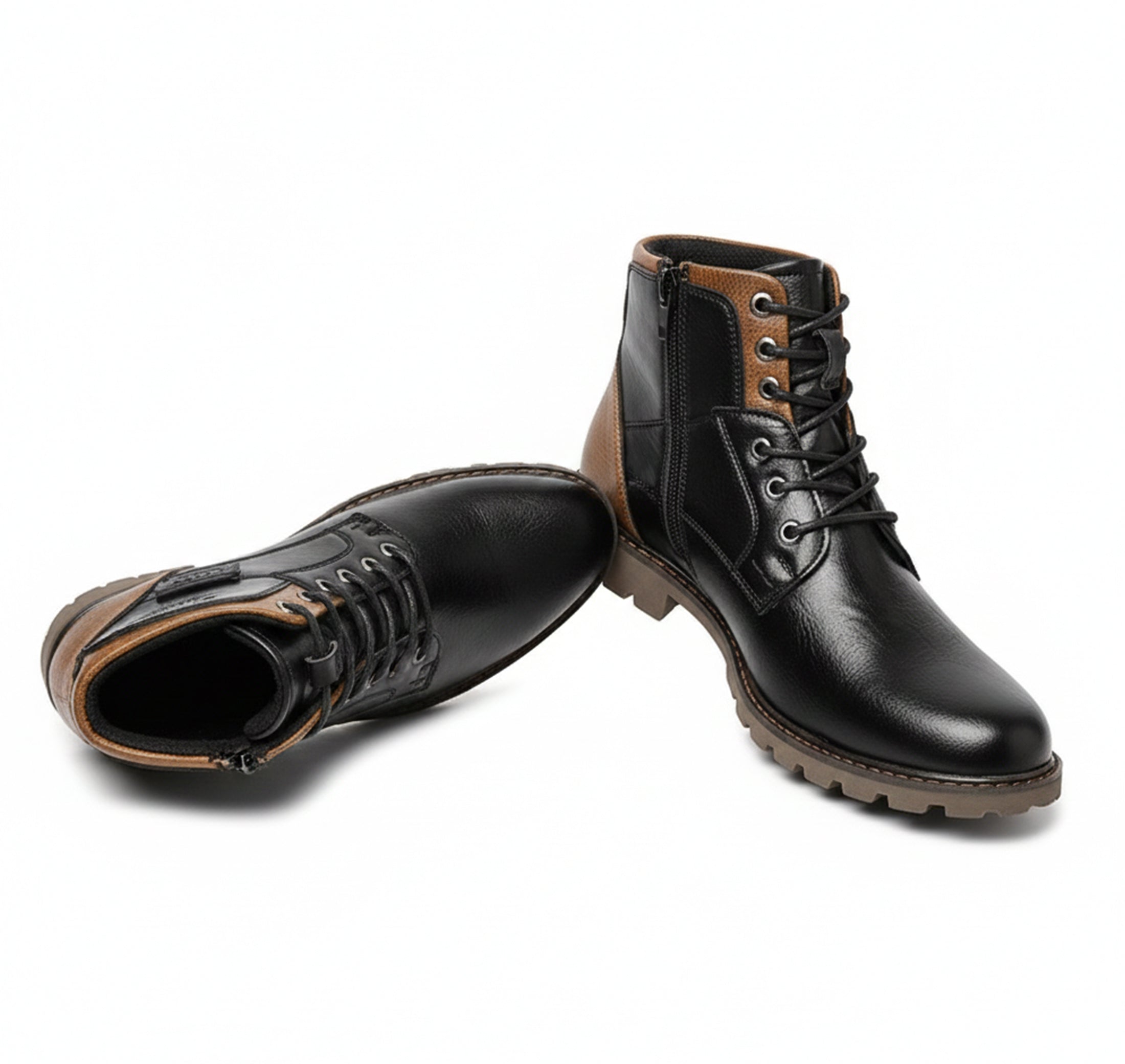 Men’s Mid-High Warm Boots – Urban Retro Style