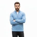 Men’s Thick Quarter-Zip Pullover – Casual Winter Layer