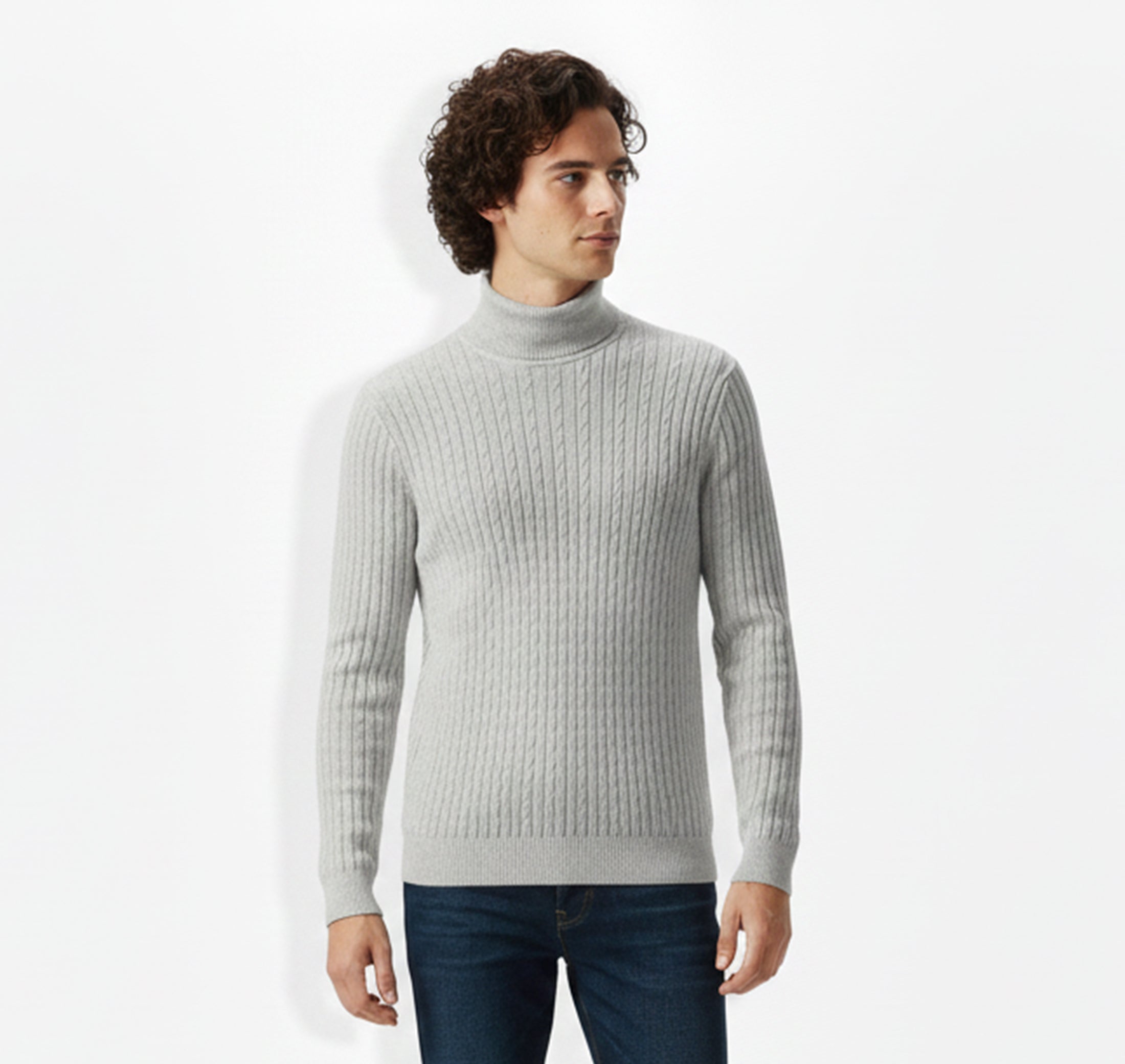 Men’s Turtleneck Sweater – Stylish Winter Knit
