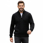 Men’s Thick Quarter-Zip Pullover – Casual Winter Layer