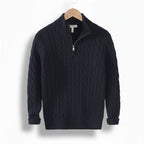 Men’s Thick Quarter-Zip Pullover – Casual Winter Layer
