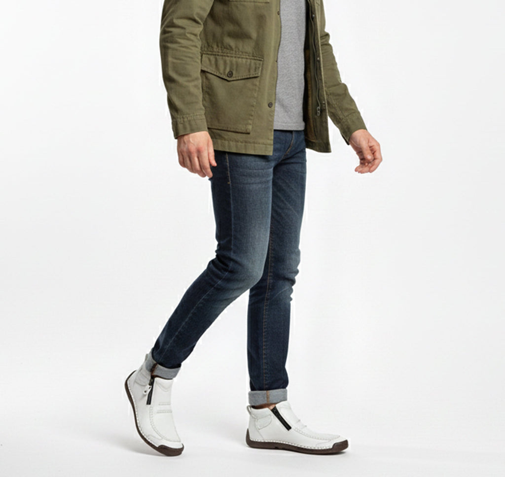 Men’s Short Boots – Classic Solid Look