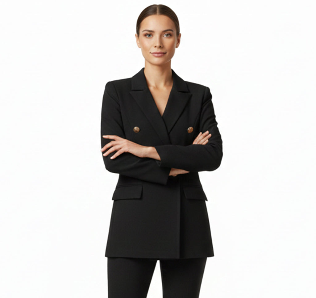 Women’s Satin Cardigan Blazer – Casual Business Style