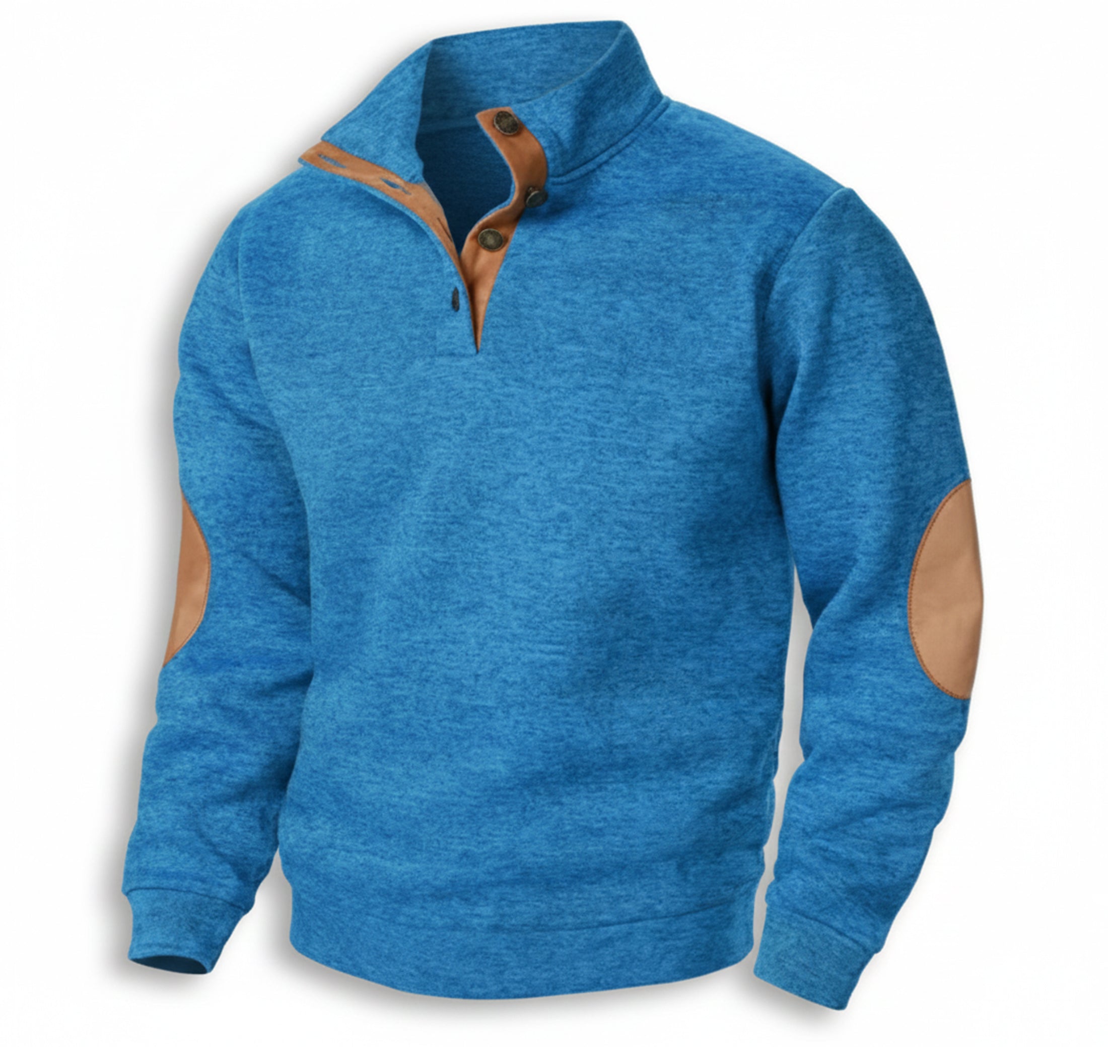 Men’s Mock Neck Jumper – Modern Street Fit