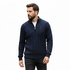 Men’s Thick Quarter-Zip Pullover – Casual Winter Layer