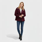 Women's Cropped Soft-Knit Blazer – Effortless Smart-Casual