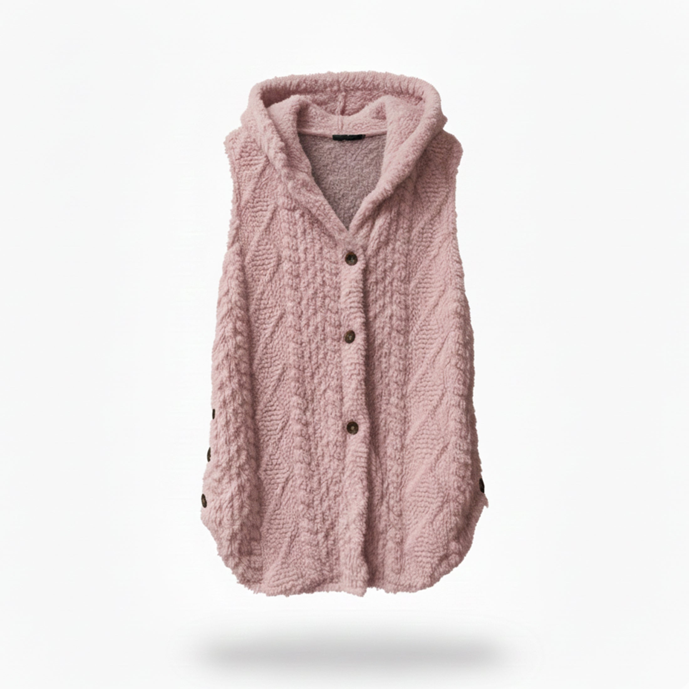 Women’s Hooded Soft-Knit Cardigan – Relaxed Winter Aesthetic