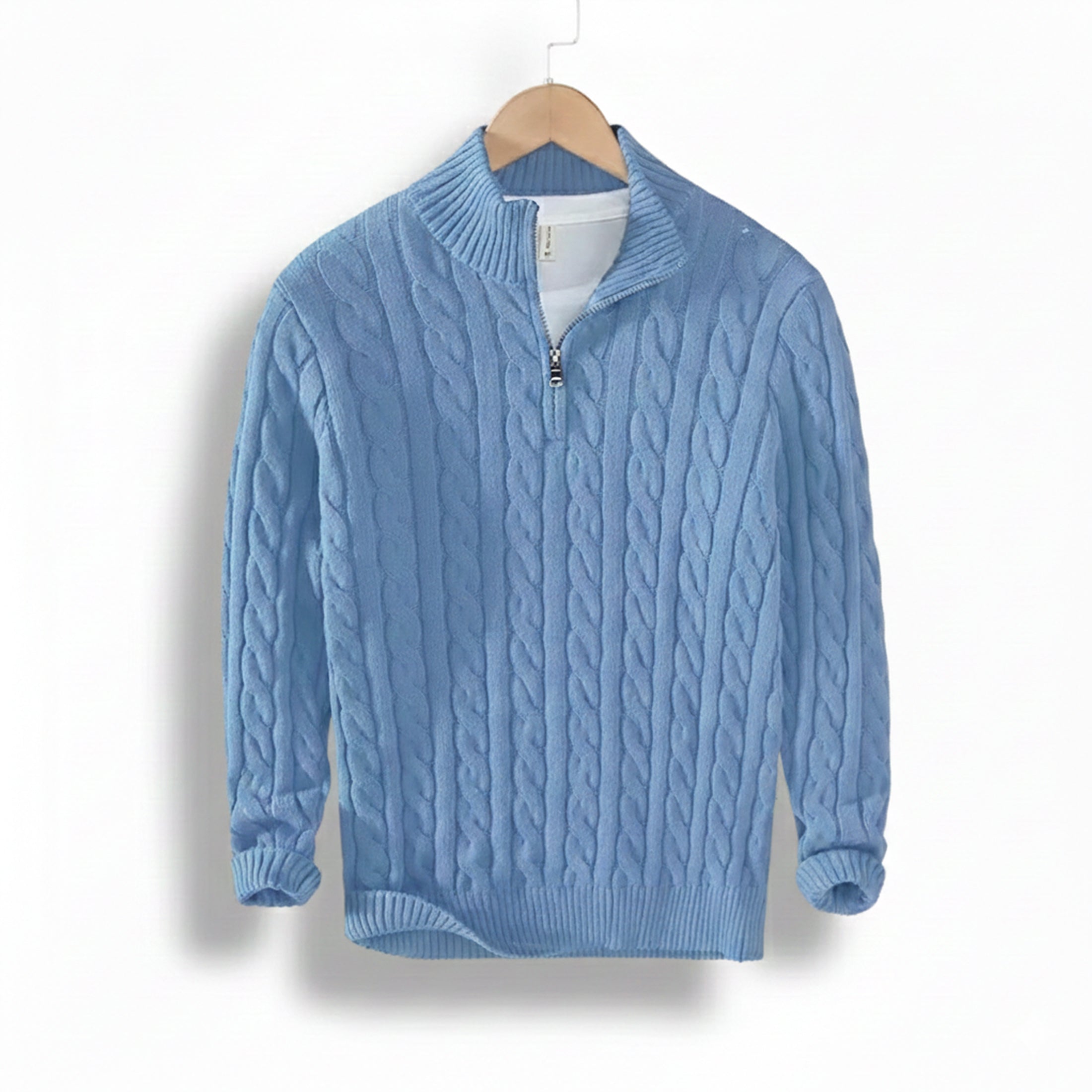 Men’s Thick Quarter-Zip Pullover – Casual Winter Layer