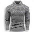 Men’s Fine-Neck Knit Sweater – Urban Winter Fit