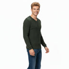 Men’s Minimalist Fine-Knit Jumper – Essential Warmth