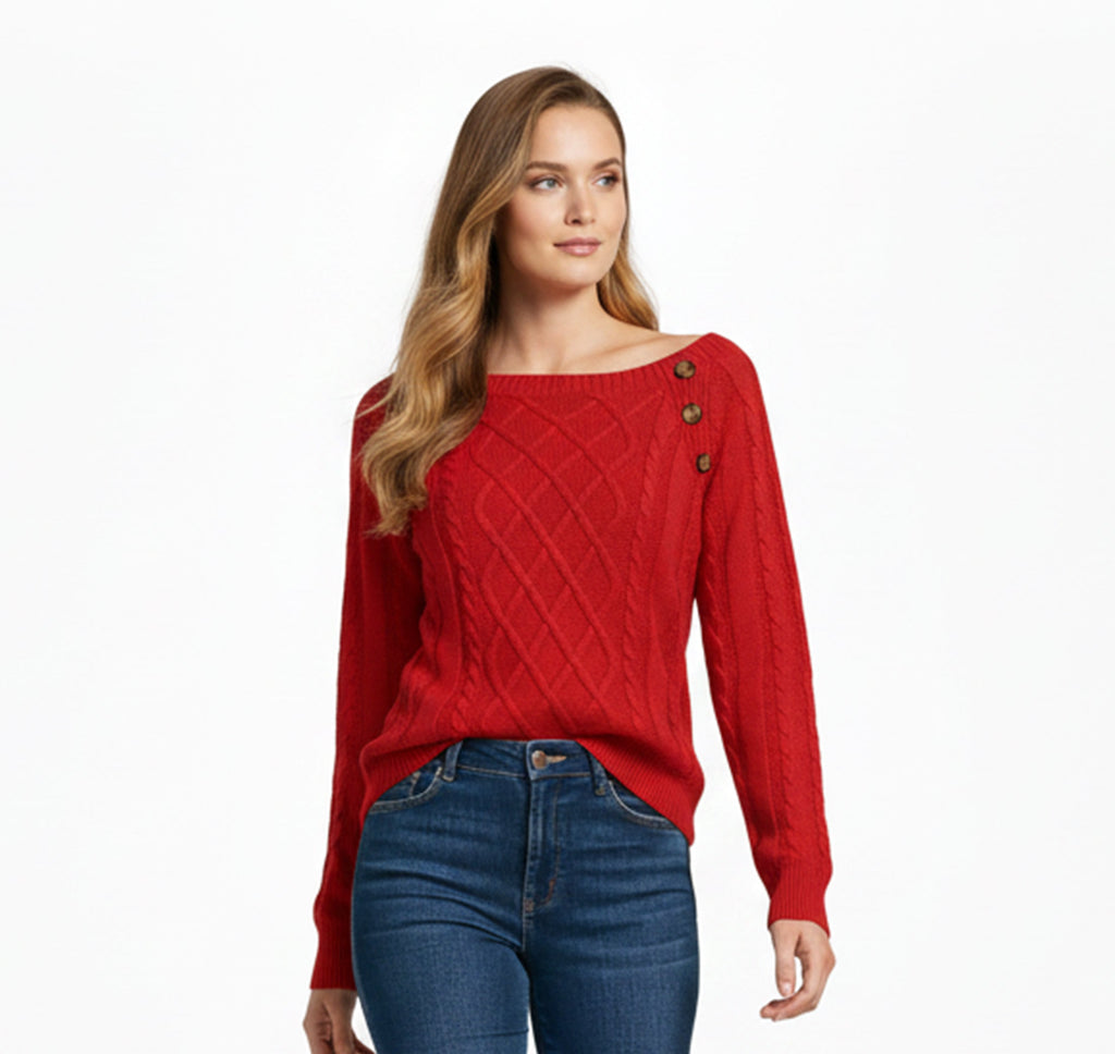 Women’s Casual Knit Sweater – Soft Everyday Comfort