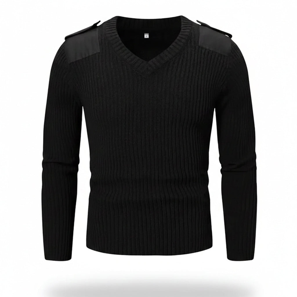 Men’s Minimalist Fine-Knit Jumper – Essential Warmth