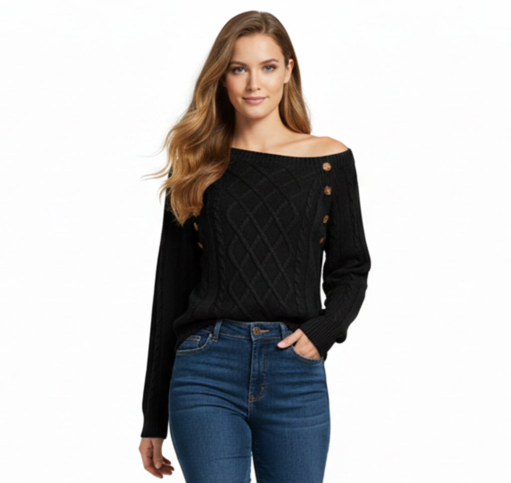 Women’s Casual Knit Sweater – Soft Everyday Comfort