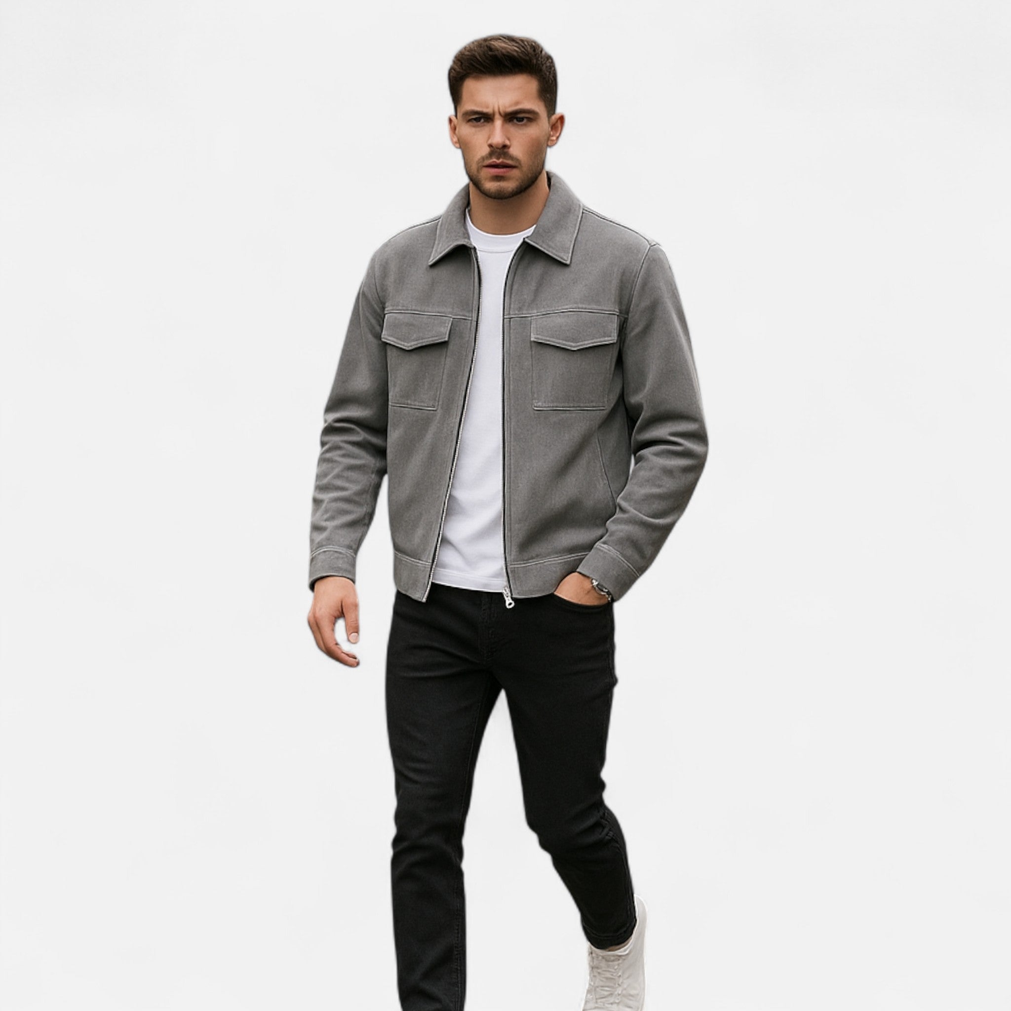 Men’s Mayfair Signature - Suede Utility Jacket