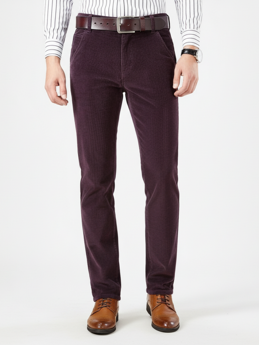 Men’s Kensington Edition - Corded Smart Trousers