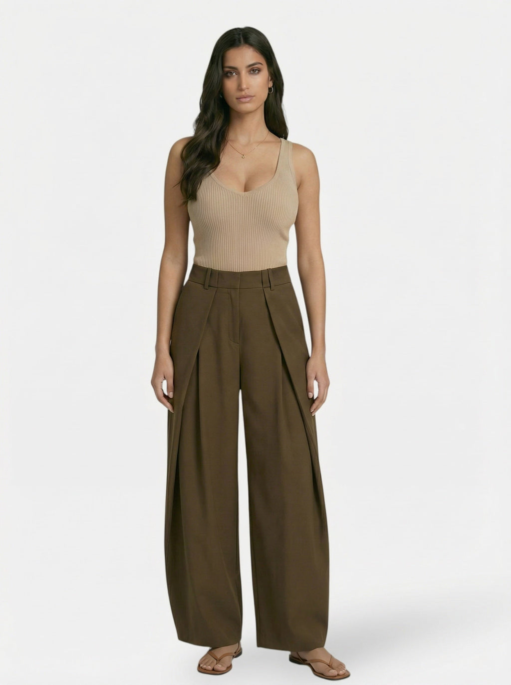 Women’s Sloane Signature - Deep-Fold Wide Trouser