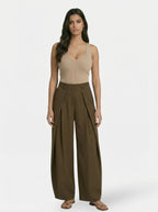 Women’s Sloane Signature - Deep-Fold Wide Trouser